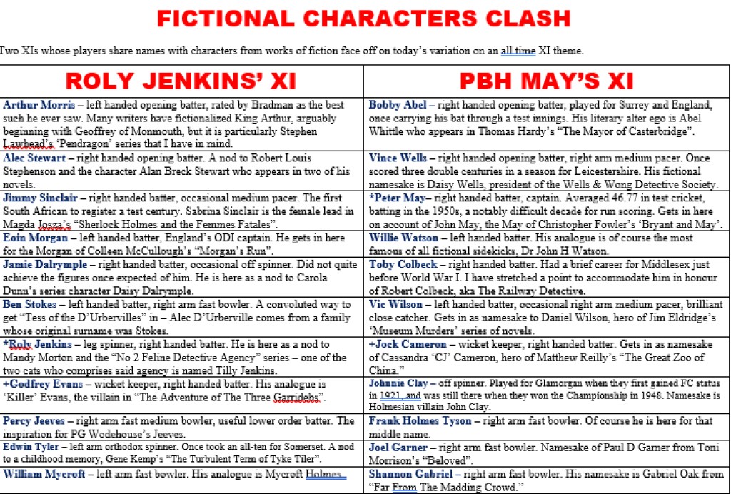 All Time XIs – The Literary&nbsp;Clash